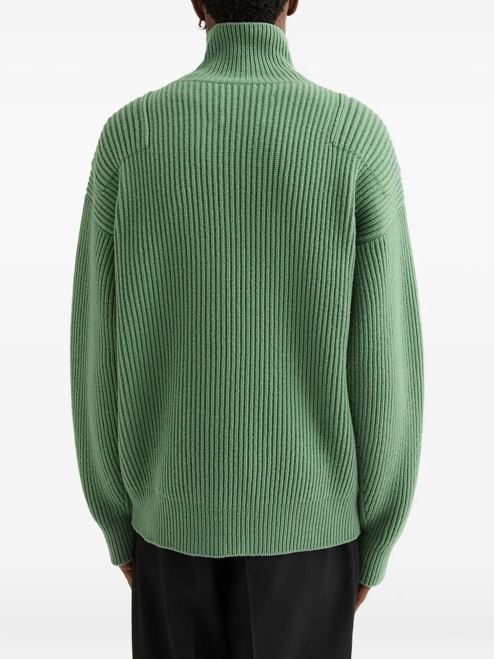 Jil Sander Wollen vest Groen