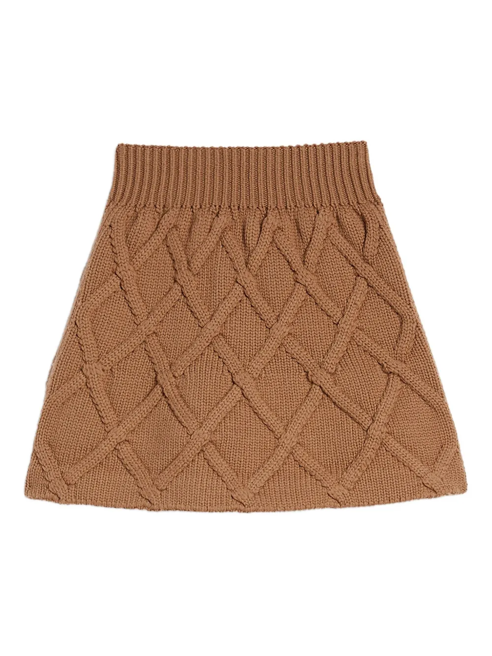 Jil Sander Wollen mini-rok Bruin