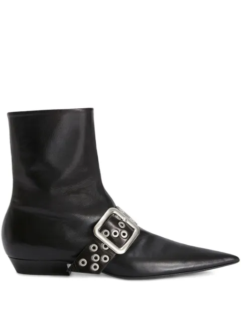 Jil Sander leather ankle boots