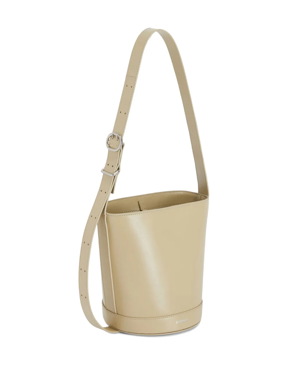 Jil Sander Cannolo bucket-tas Beige