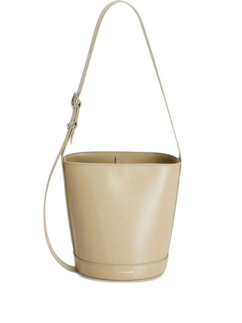 Jil Sander Cannolo bucket-tas Beige