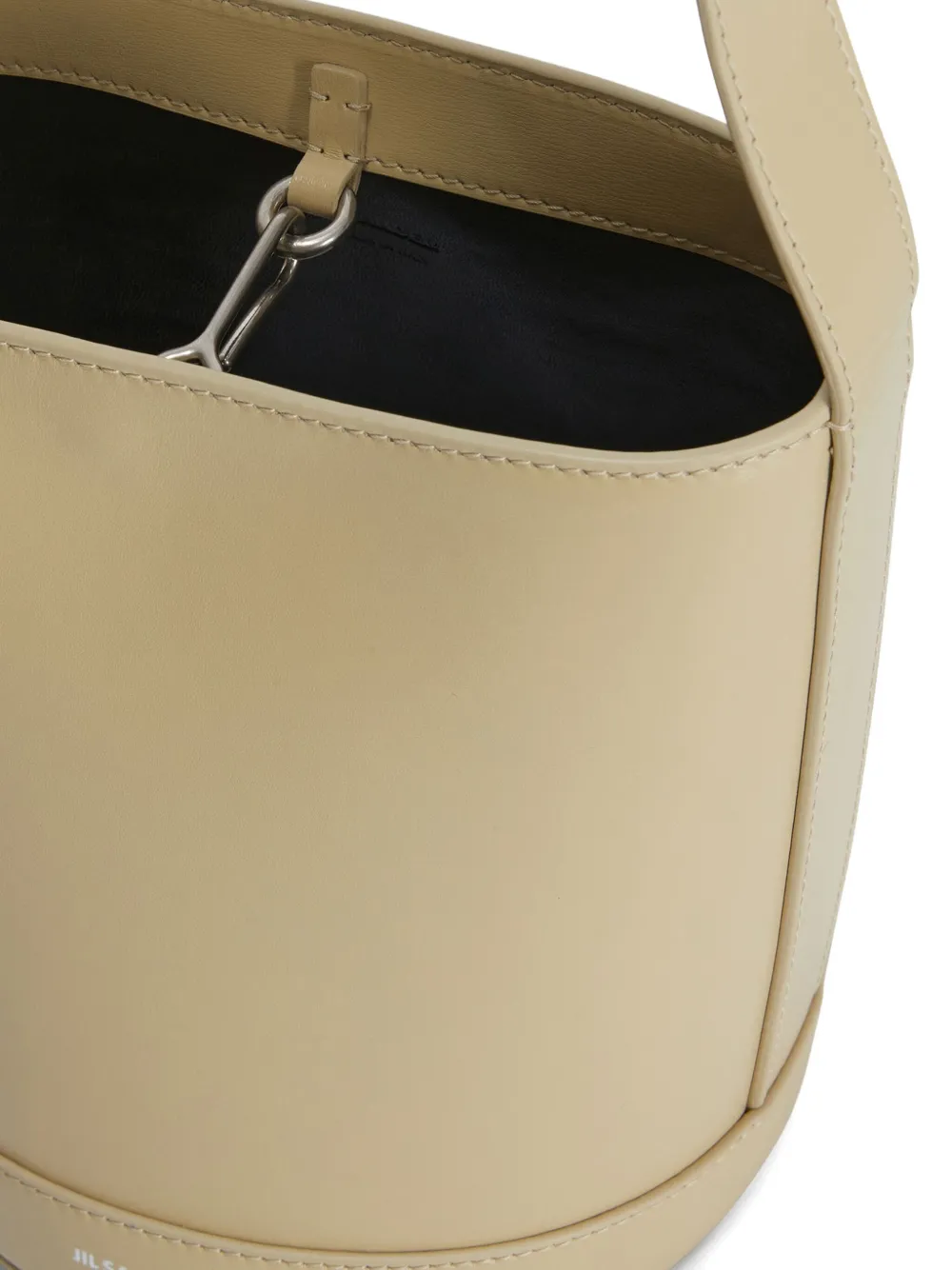 Jil Sander Cannolo bucket-tas Beige
