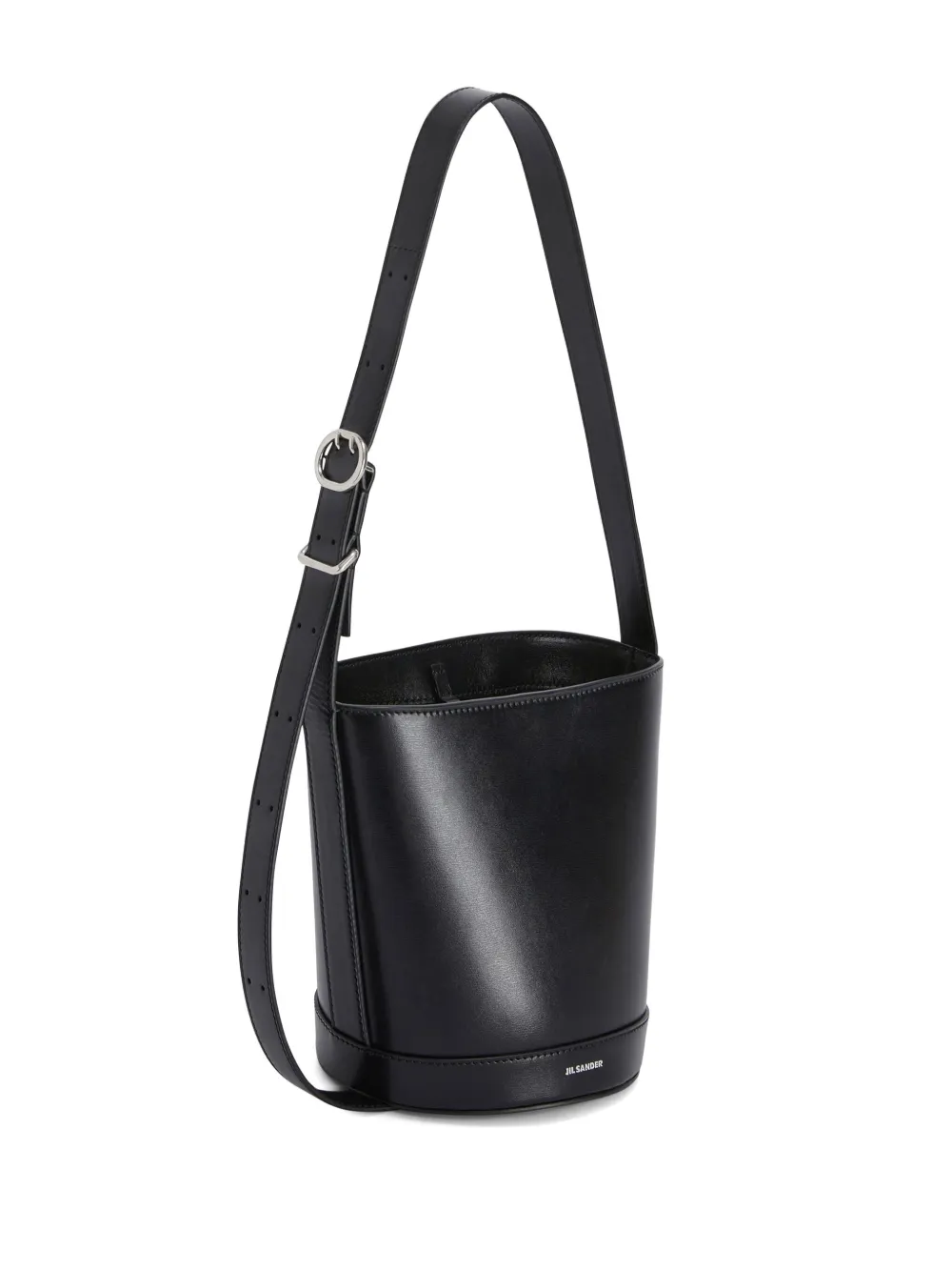 Jil Sander Cannolo bucket-tas Zwart
