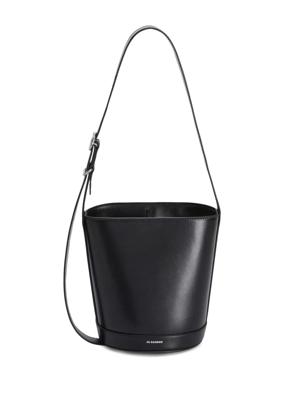 Jil Sander Cannolo bucket-tas Zwart
