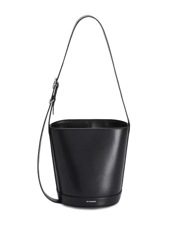 Jil Sander Cannolo バケットバッグ | ブラック | FARFETCH JP