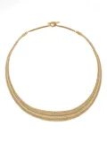 Jil Sander sculpted necklace - Gold