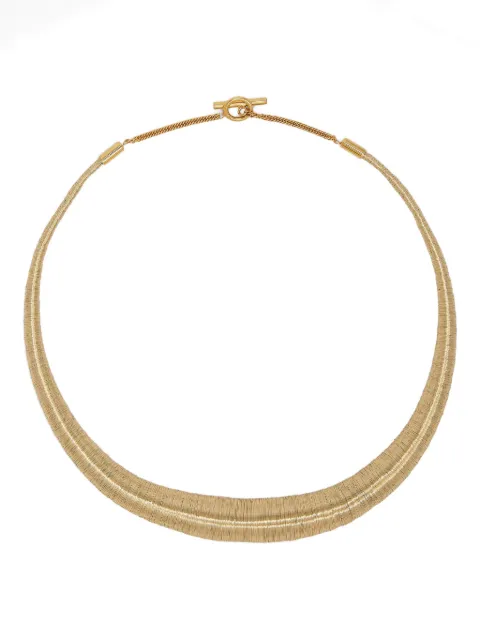 Jil Sander sculpted necklace