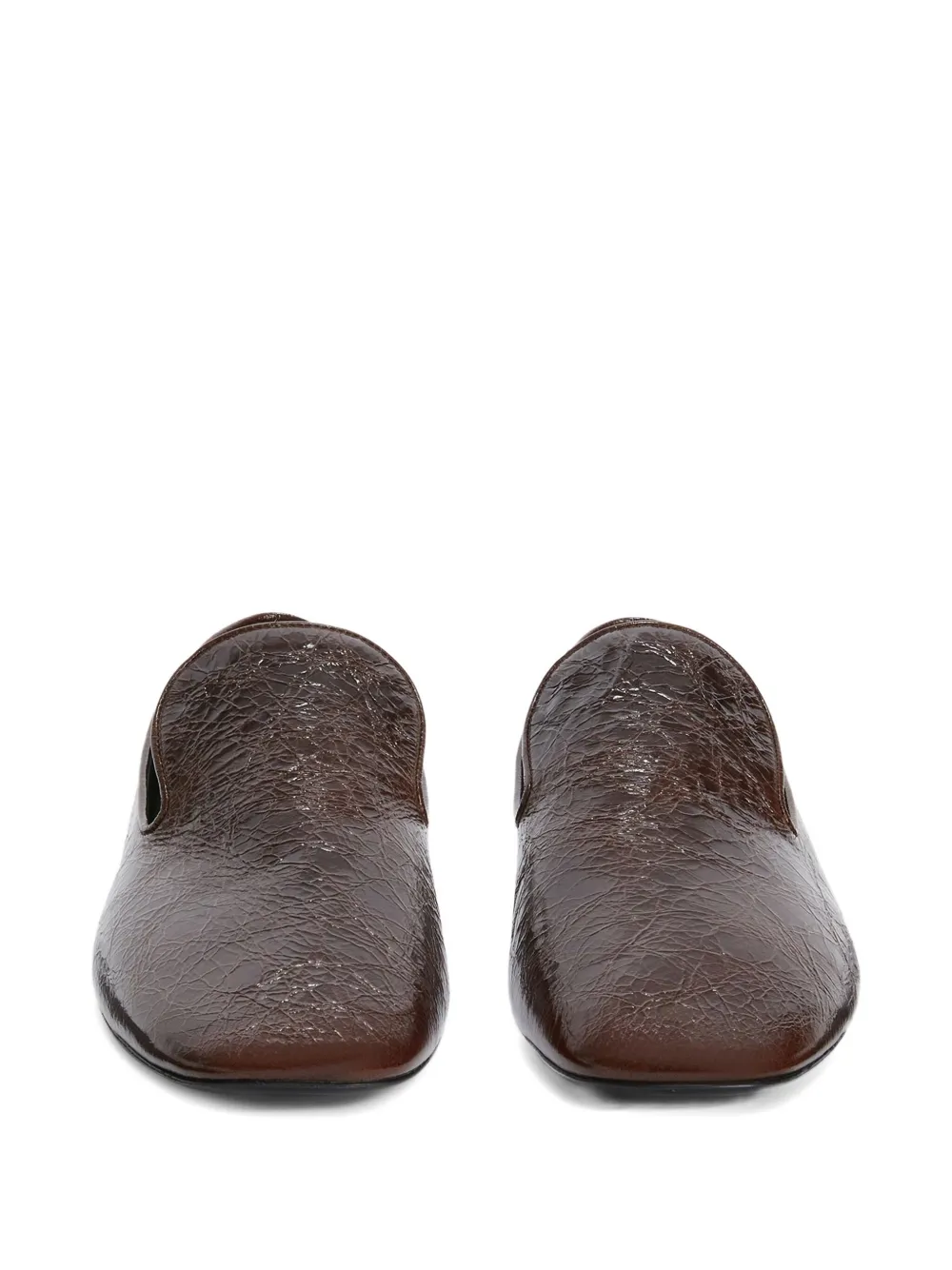 Jil Sander leather loafers Brown