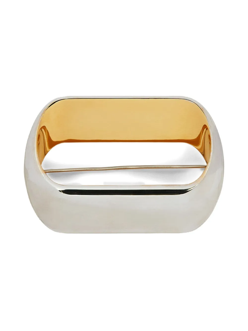 Jil Sander two-tone brooch | Silver | Image 1