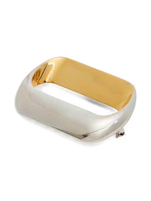 レア【ジルサンダー】シルバトーン ブローチ Jil Sander ツートーン ブローチ | シルバートーン | FARFETCH JP