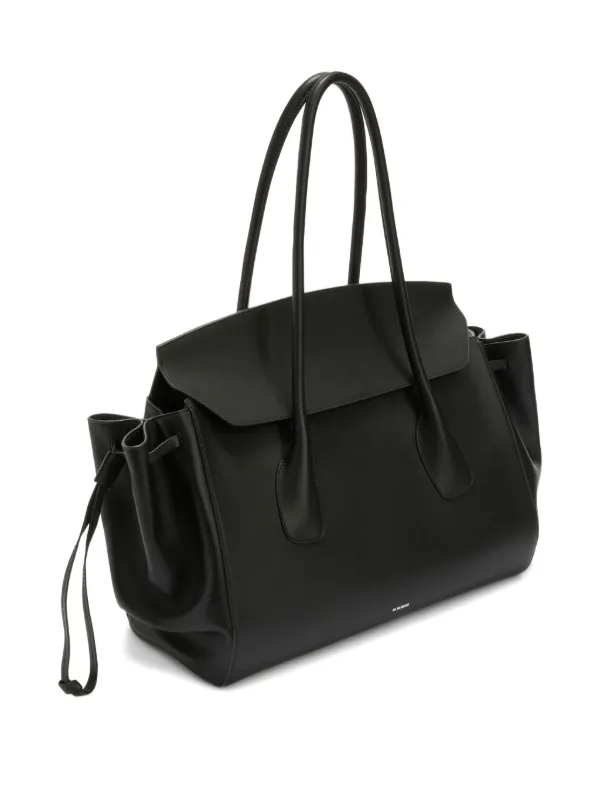 Jil Sander Voyage Medium Tote Bag | Black | FARFETCH