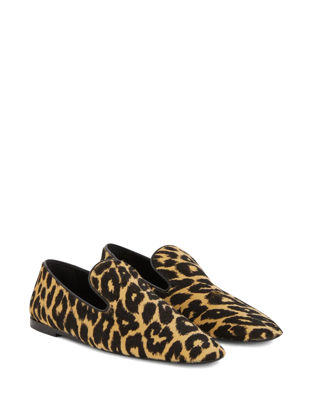 Jil Sander Loafers met luipaardprint - Bruin