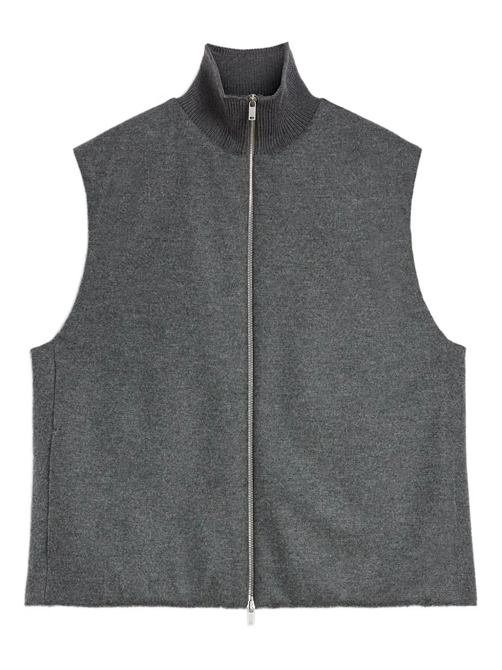 Jil Sander Wollen gilet Grijs