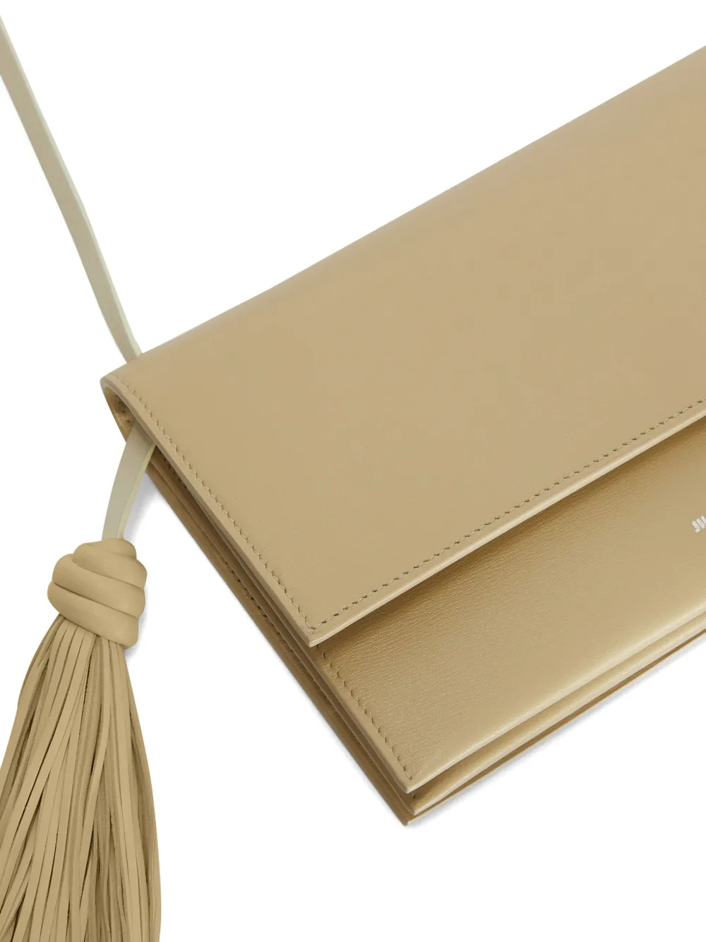 Jil Sander Crossbodytas met kwastje Beige