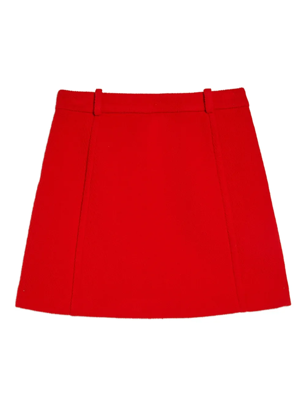 Jil Sander Wollen mini-rok Rood