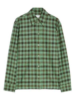 Jil Sander チェック シャツ | ブラック | FARFETCH JP