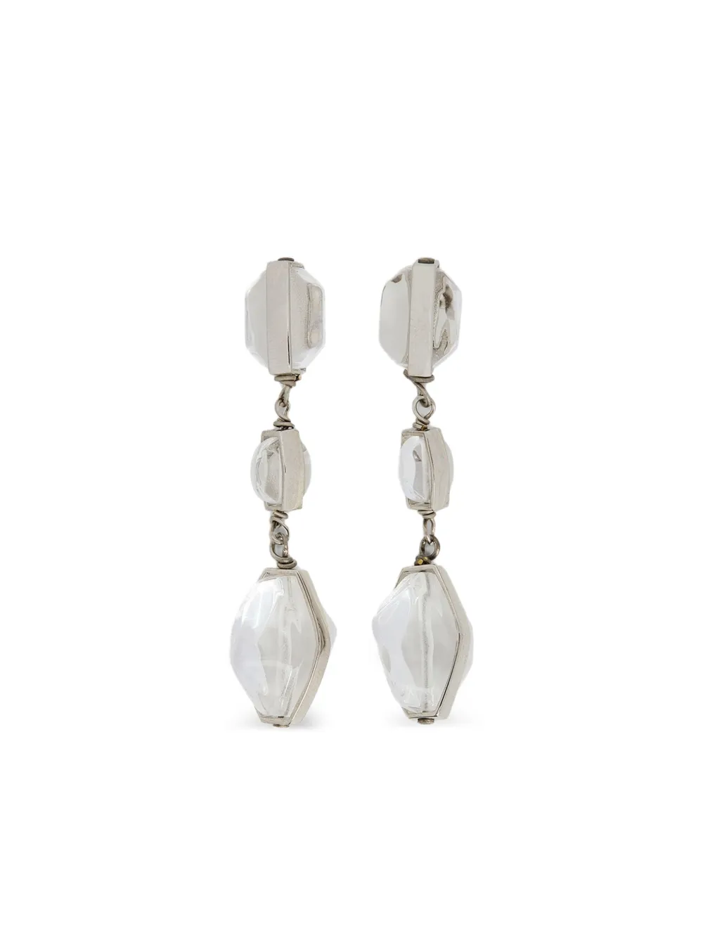 Jil Sander aretes con dije | plateado | Image 1