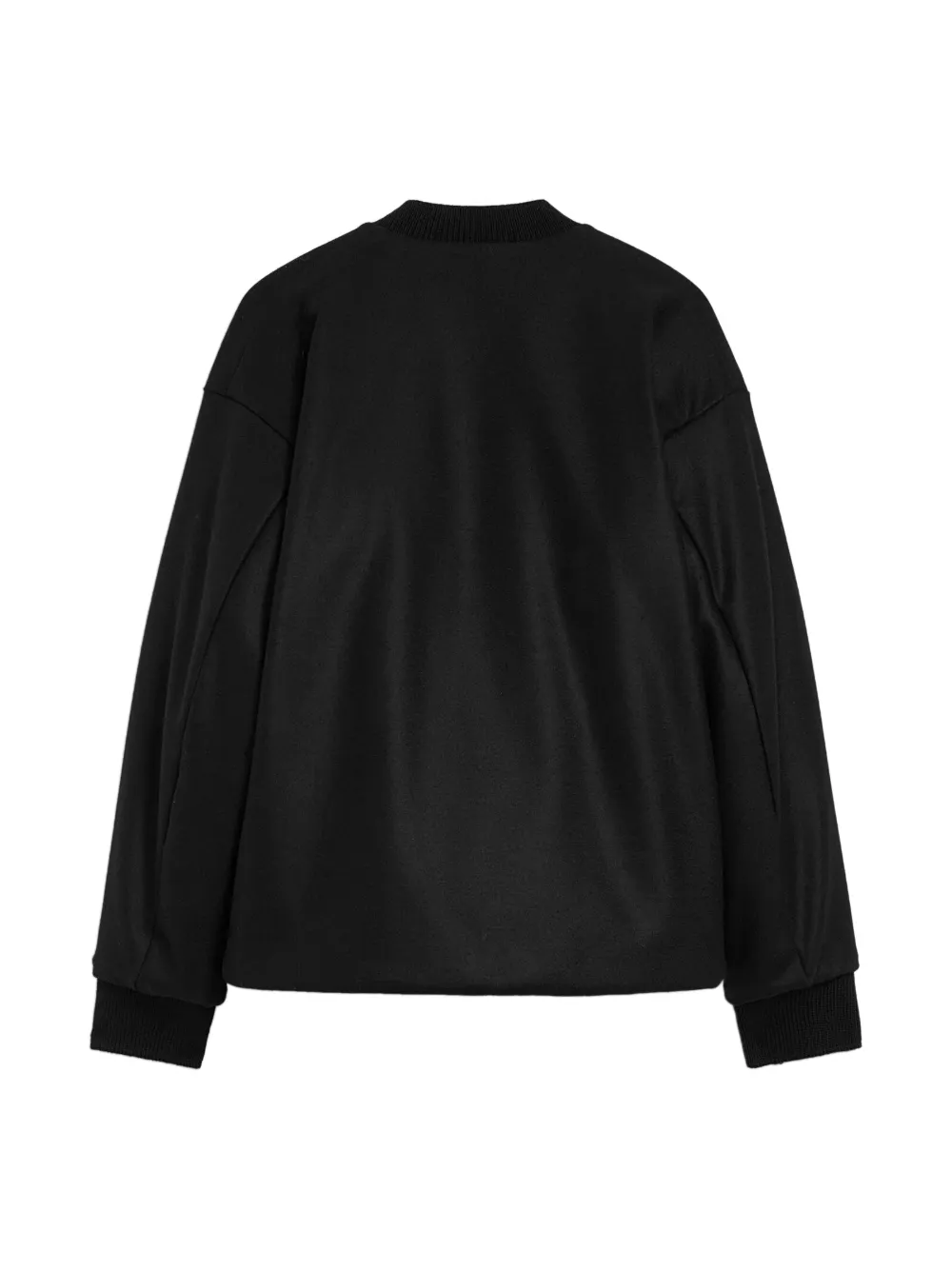 Jil Sander Wollen bomberjack Zwart
