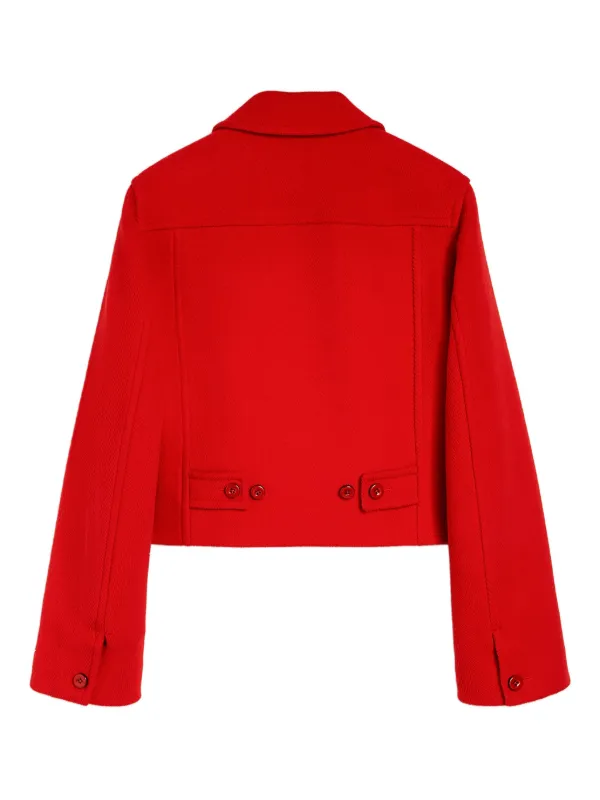 Jil Sander ウール ジャケット | レッド | FARFETCH JP