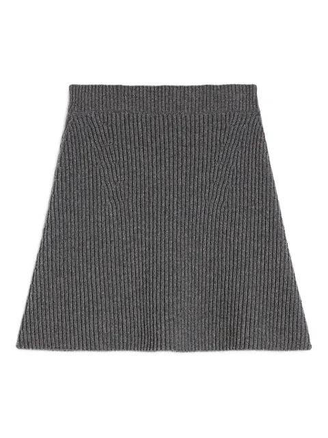 Jil Sander falda corta de lana