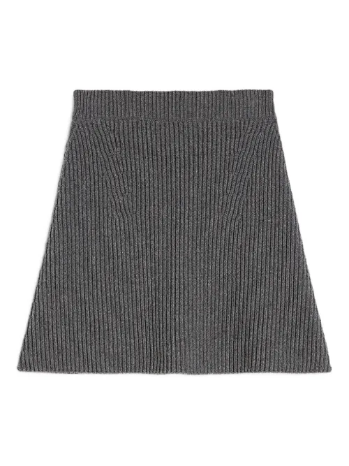 Jil Sander minijupe en laine - Gris - Jil Sander - Modalova