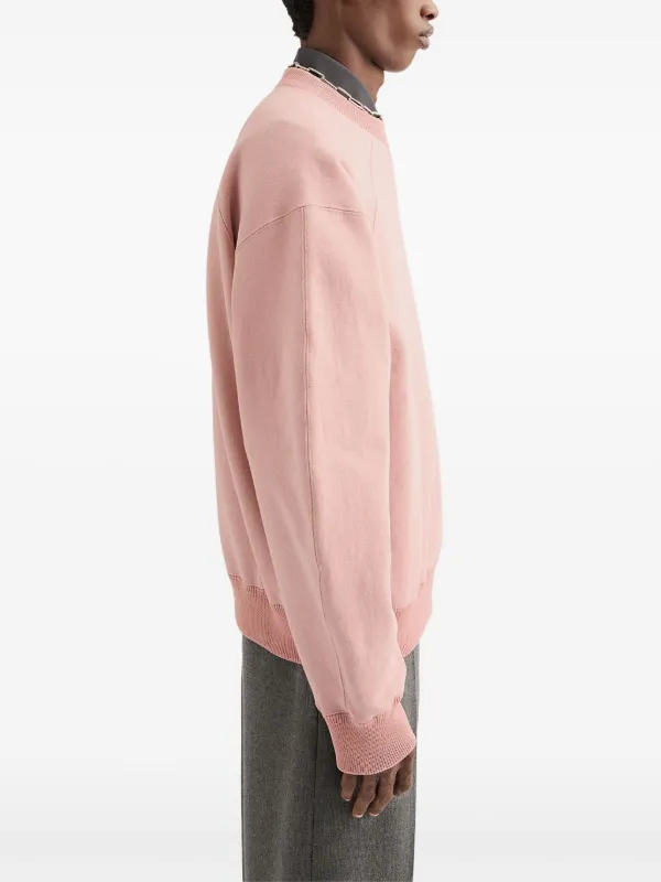 JIL SANDER ピンク クルーネックニット　50%offジルサンダー　新品 Jil Sander クルーネック スウェットシャツ | ピンク | FARFETCH JP
