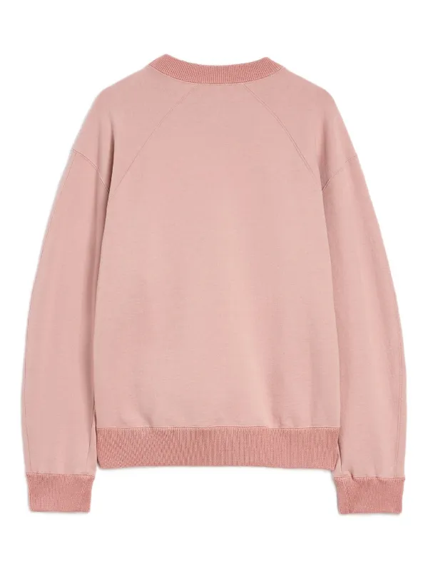 JIL SANDER ピンク クルーネックニット　50%offジルサンダー　新品 Jil Sander クルーネック スウェットシャツ | ピンク | FARFETCH JP