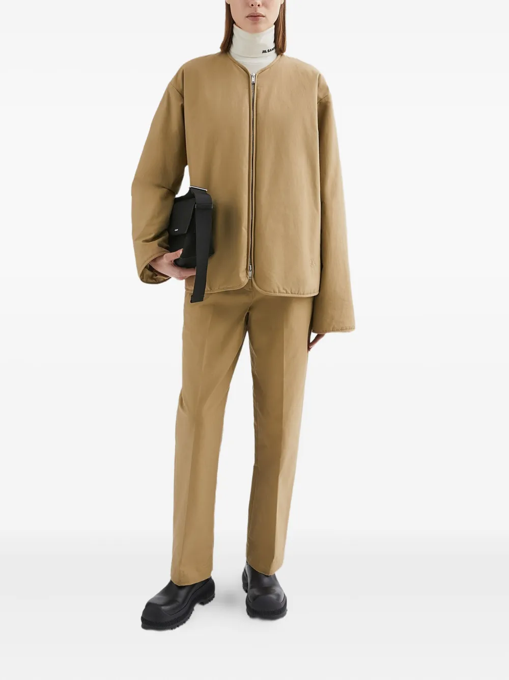 JIL SANDER+ cotton trousers | Tapered Pants | Image 2