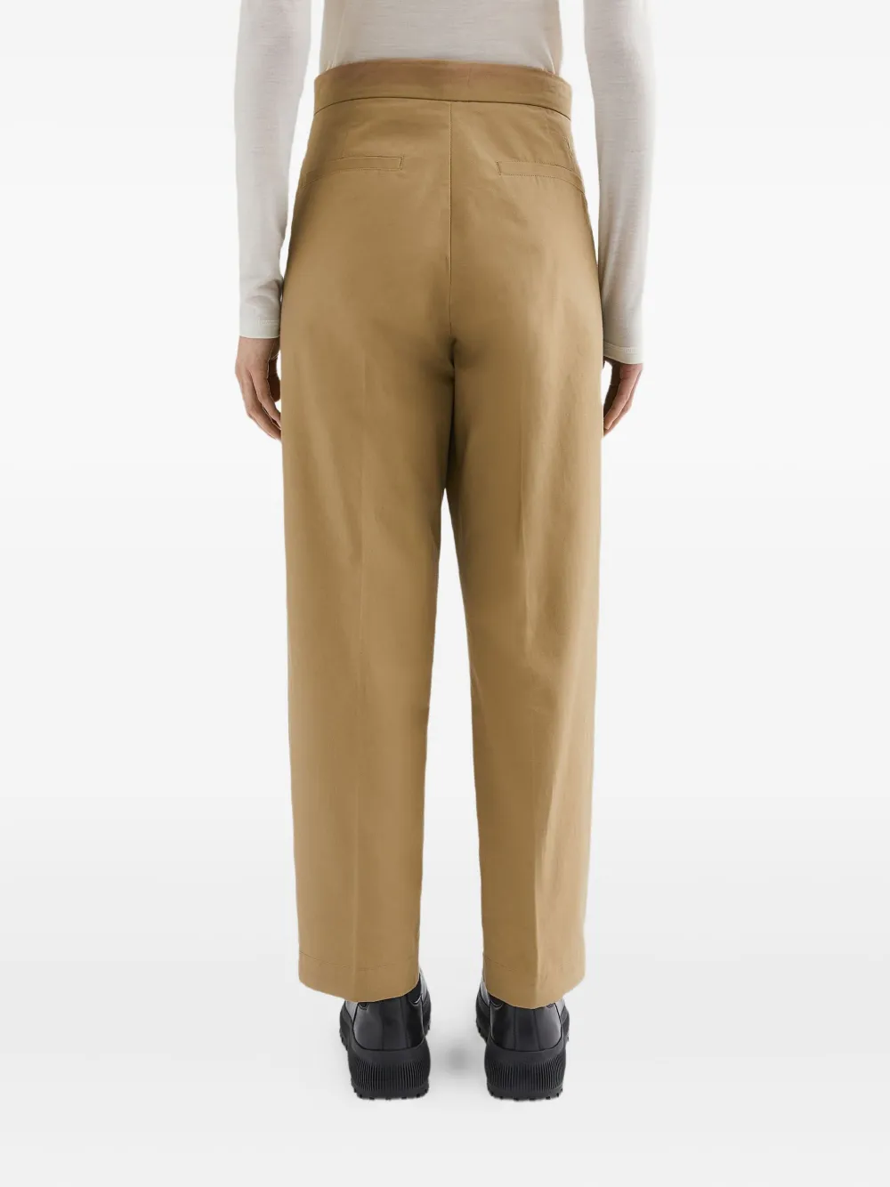 Jil Sander Cotton Trousers In Multi