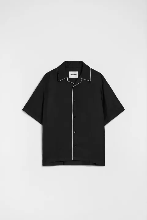 Jil Sander Camicia con profili a contrasto