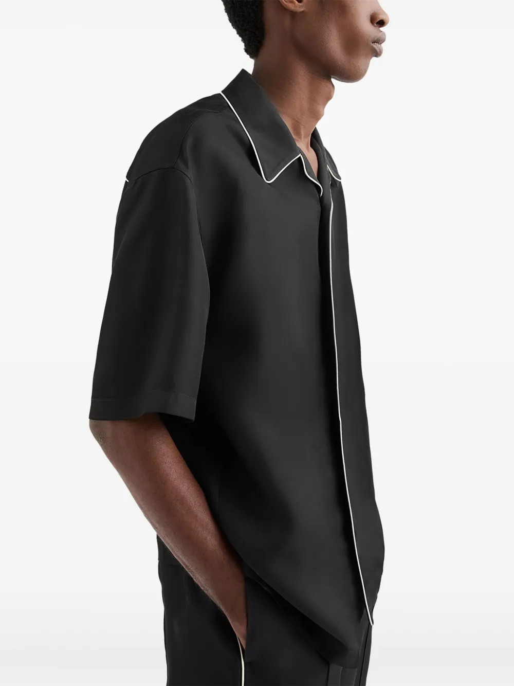 Jil Sander Hemd Mit Paspelierung