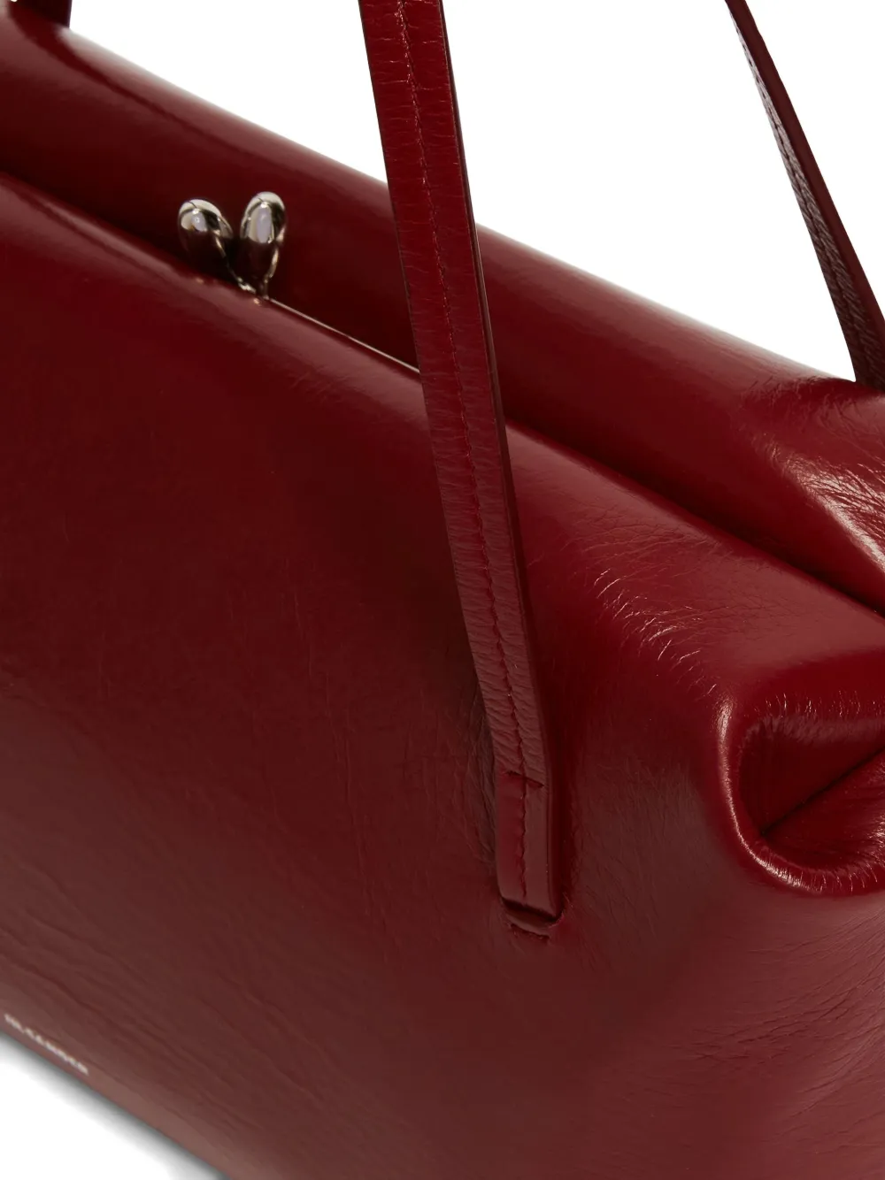 Jil Sander Goji Pillow kleine shopper Rood