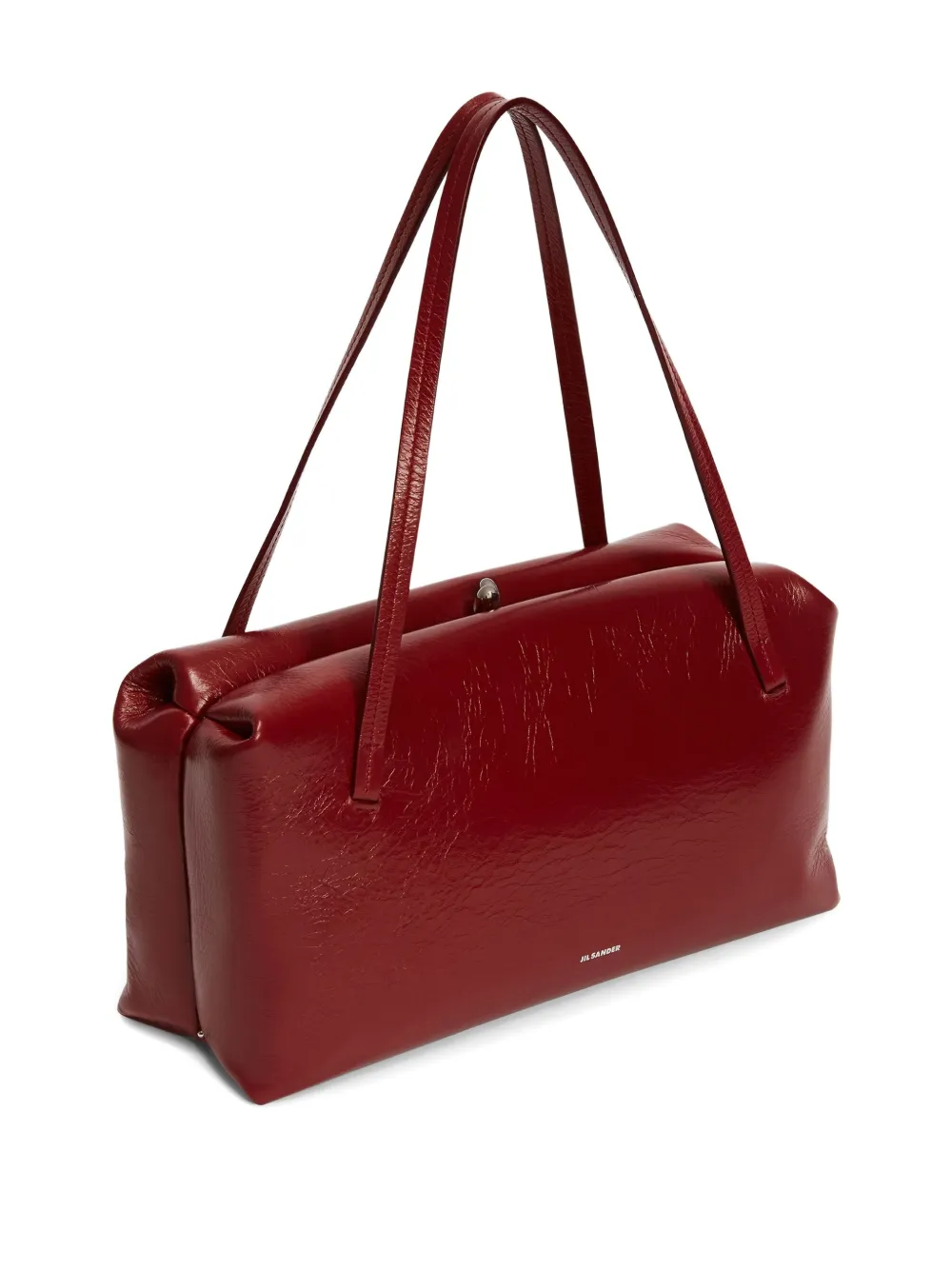 Jil Sander Goji Pillow kleine shopper - Rood