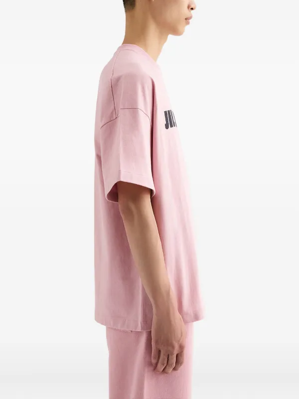JIL SANDER ピンク ロゴ Tシャツ 半袖 Jil Sander ロゴ Tシャツ | ピンク | FARFETCH JP