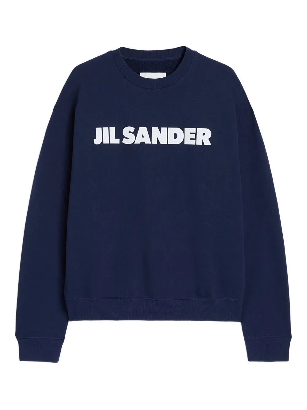Jil Sander Sweater met logoprint Blauw