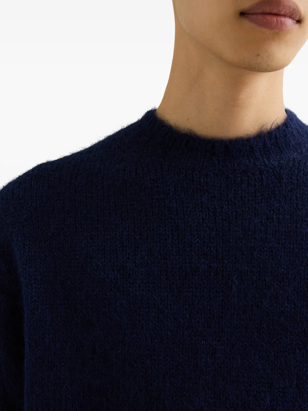 Jil Sander Trui met ronde hals Blauw