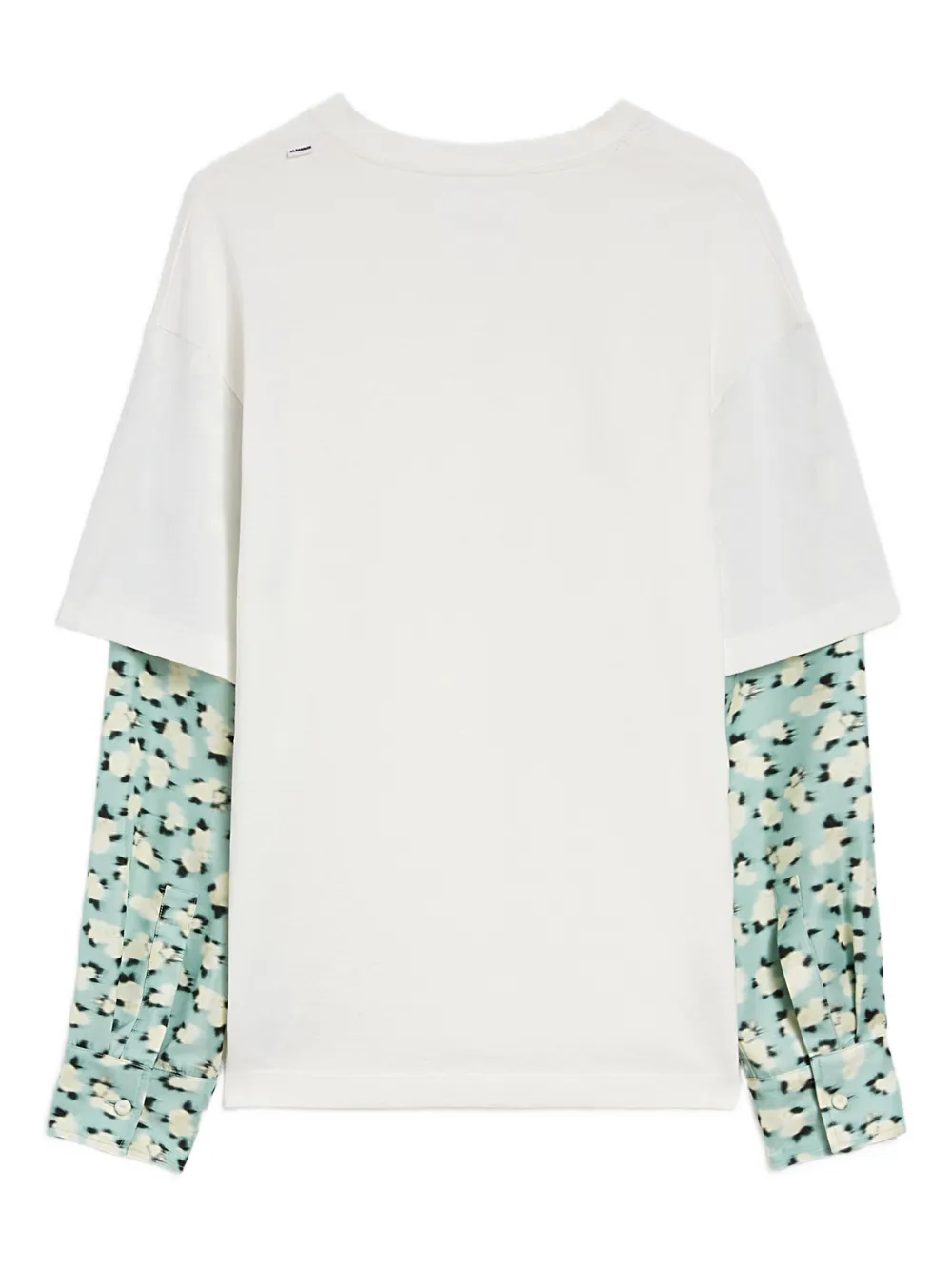 Jil Sander Katoenen T-shirt met ronde hals Wit