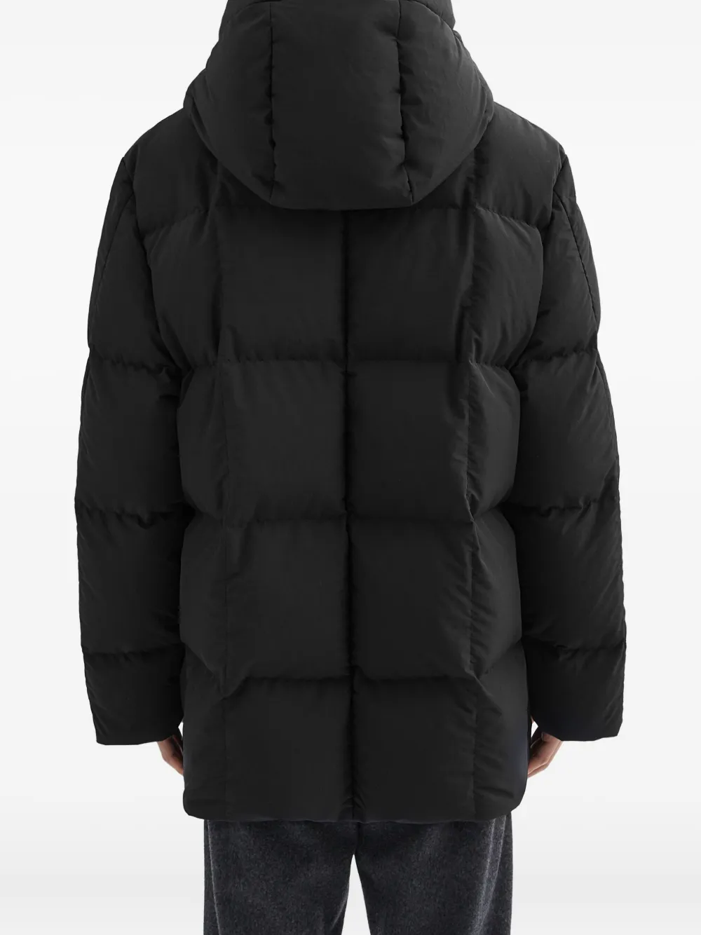 JIL SANDER+ Gewatteerd donsjack Zwart
