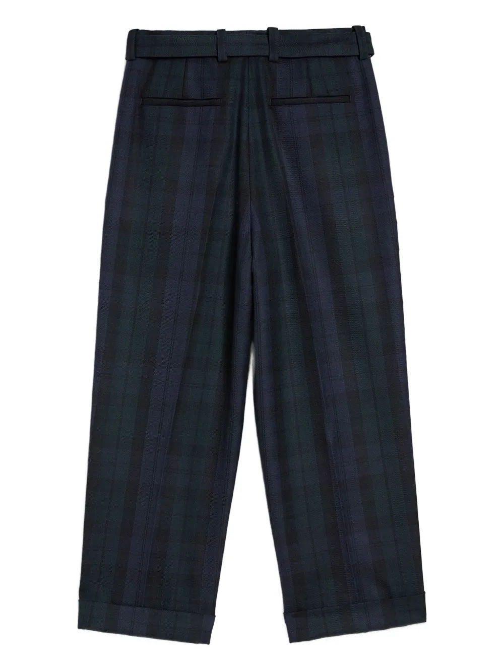 Jil Sander Wollen broek Groen