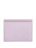 Jil Sander leather mini wallet - Purple