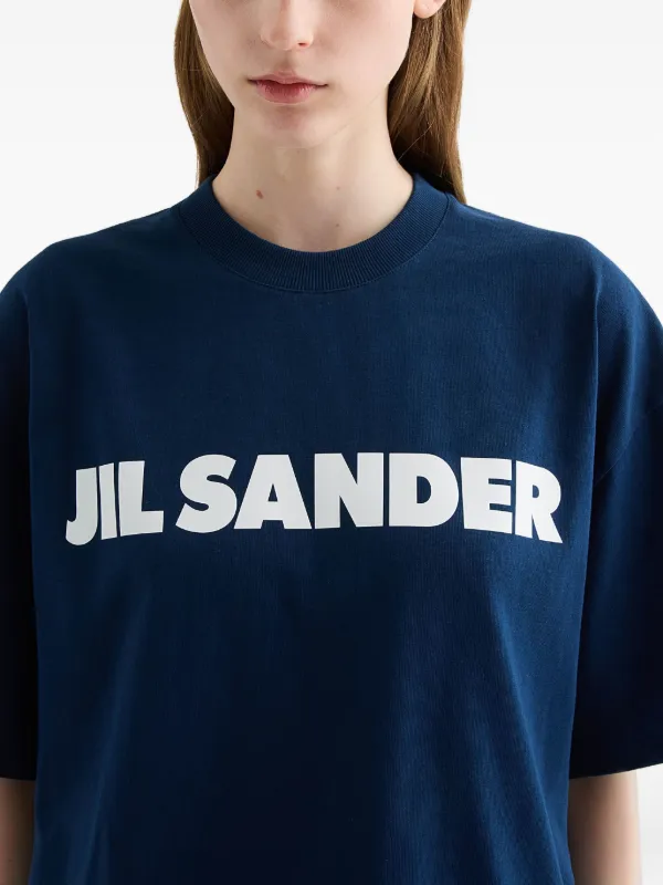 Jil Sander ロゴ Tシャツ | ブルー | FARFETCH JP