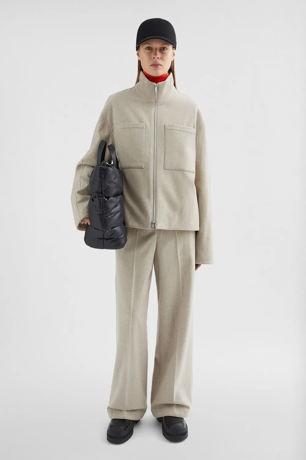 Jil Sander Wool Felted Jacket