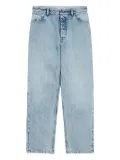 Jil Sander logo-patch jeans - Blue