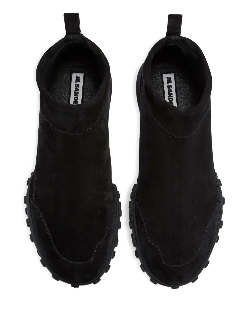 Jil Sander moon slip-on sneakers Black