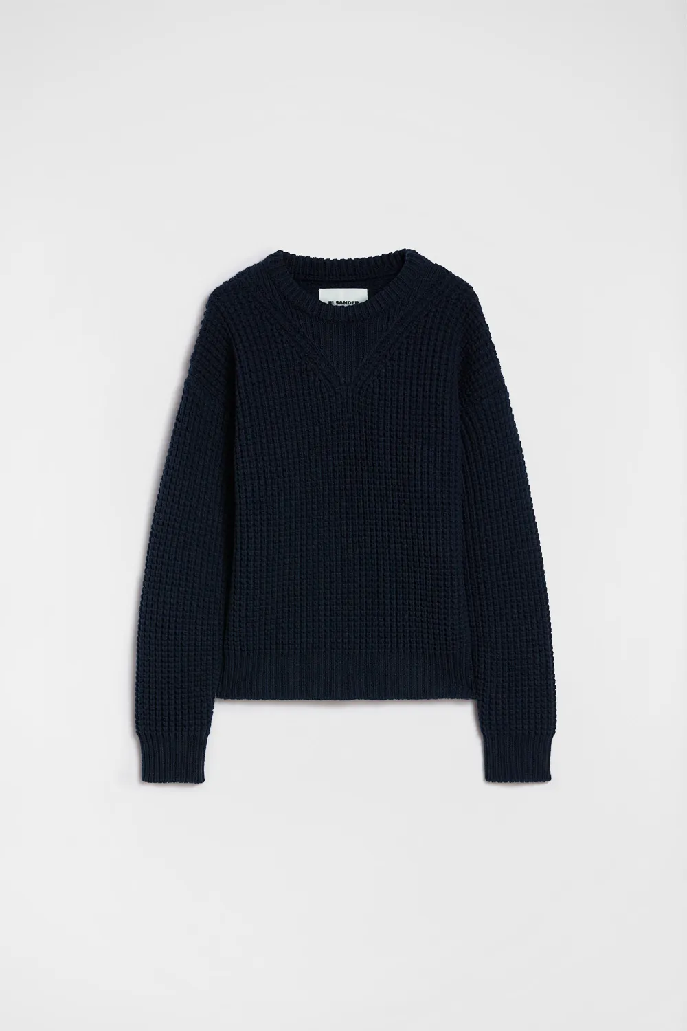Jil Sander - Wool Sweater - Virgin Wool - 50 - Men's Blue