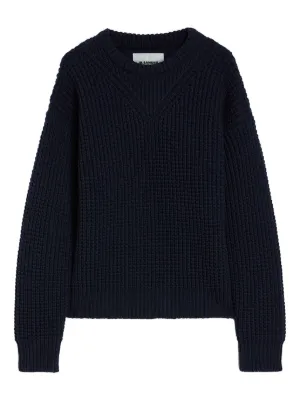 Jil Sander crew-neck Sweater | Blue | FARFETCH BH