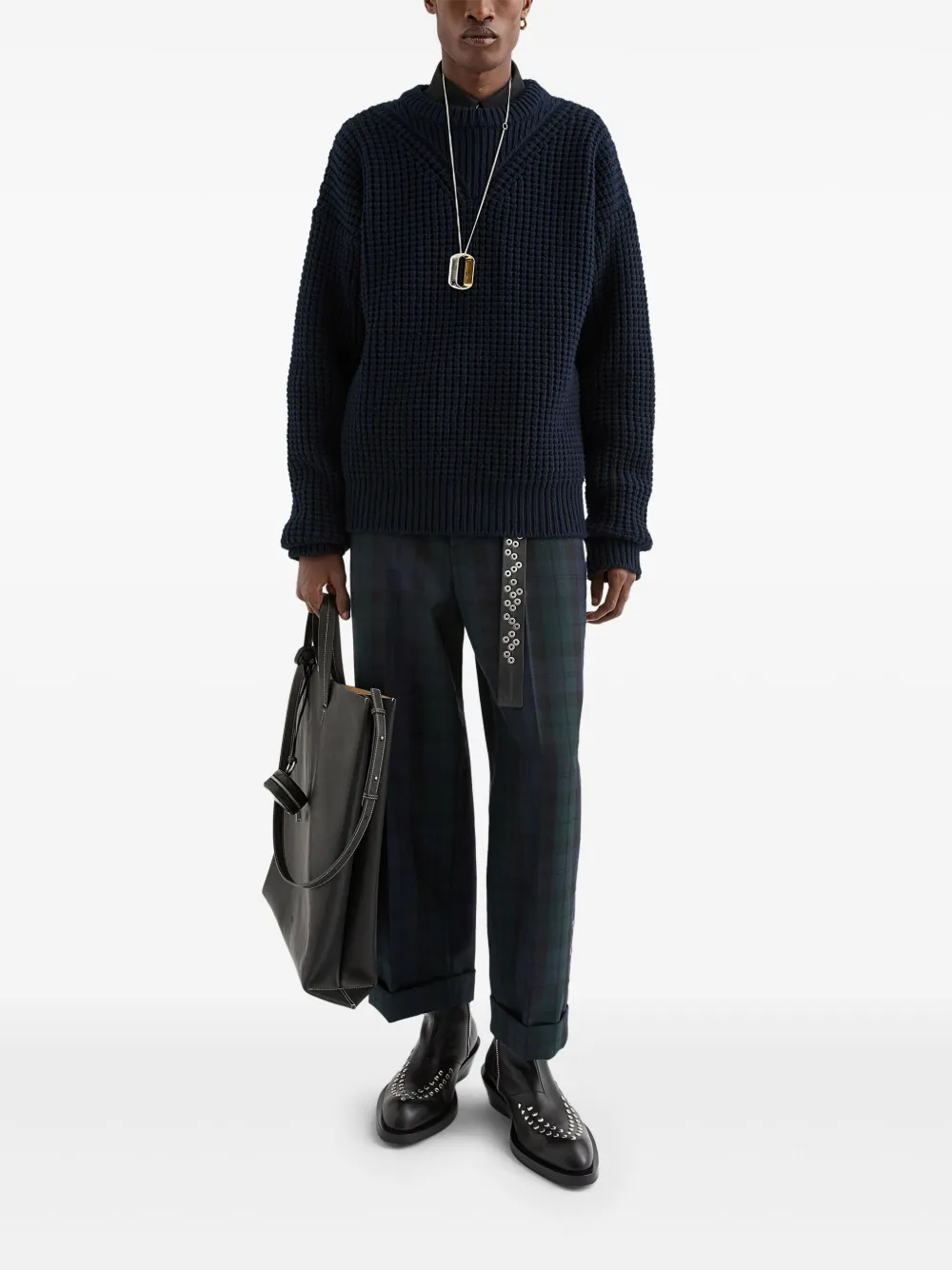 Jil Sander Wollen trui - Blauw