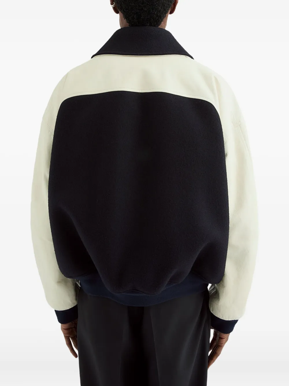 Jil Sander Tweekleurig jack Blauw