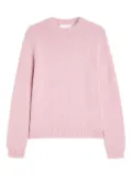 Jil Sander ribbed-cuff alpaca-wool-blend sweater - Pink