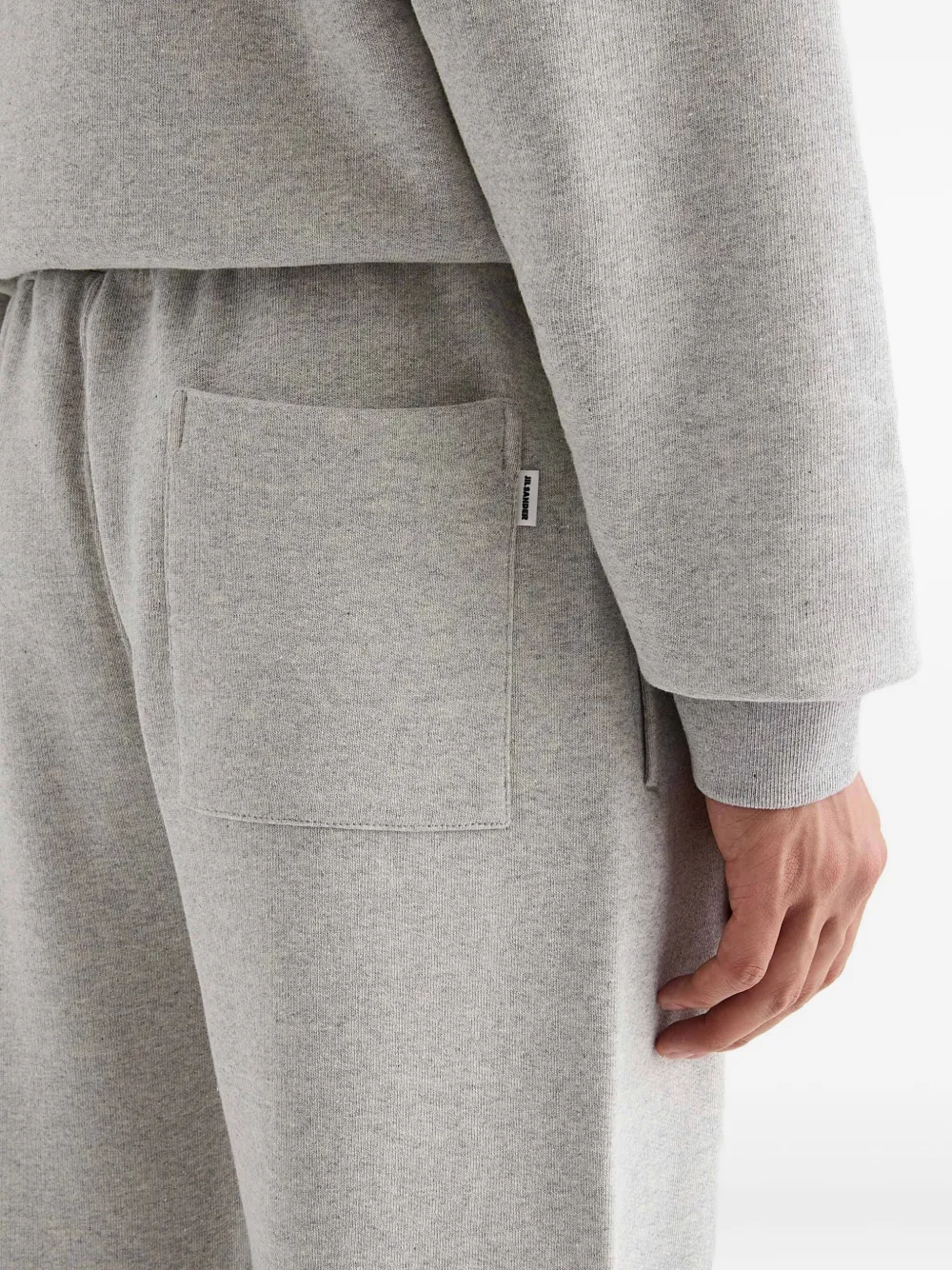 Jil Sander logo-detail track pants Grijs